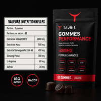Valeurs nutritionnelles TAURIS